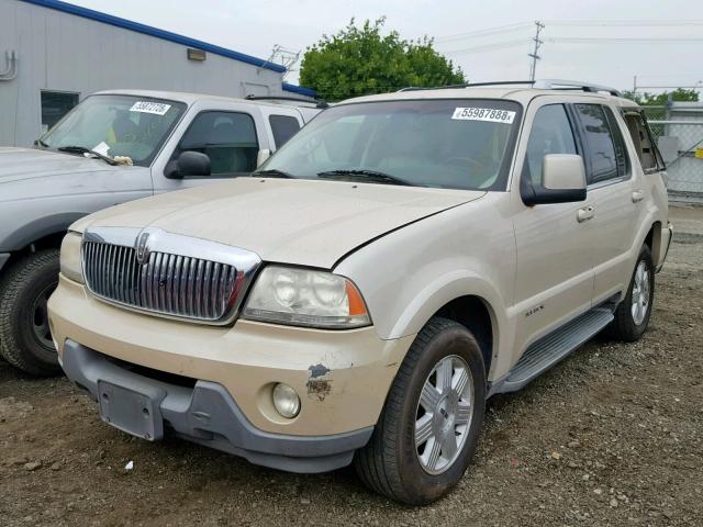 5LMEU68H65ZJ16645 - 2005 LINCOLN AVIATOR 金色 照片 2