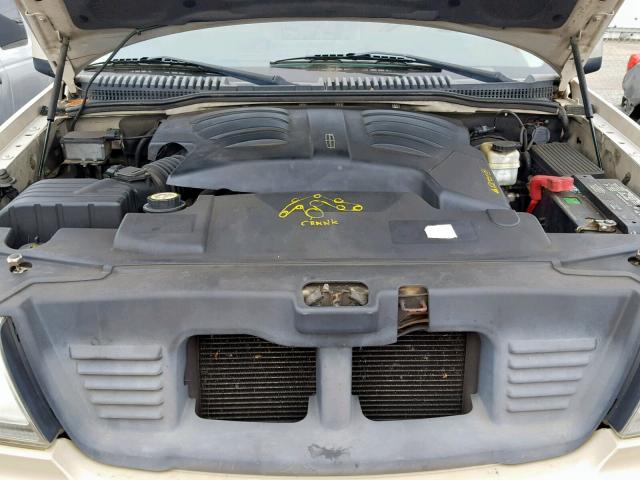 5LMEU68H65ZJ16645 - 2005 LINCOLN AVIATOR 金色 照片 7