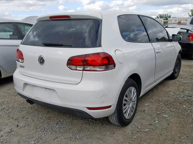 WVWAA7AJ3AW301507 - 2010 VOLKSWAGEN GOLF 白色 照片 4