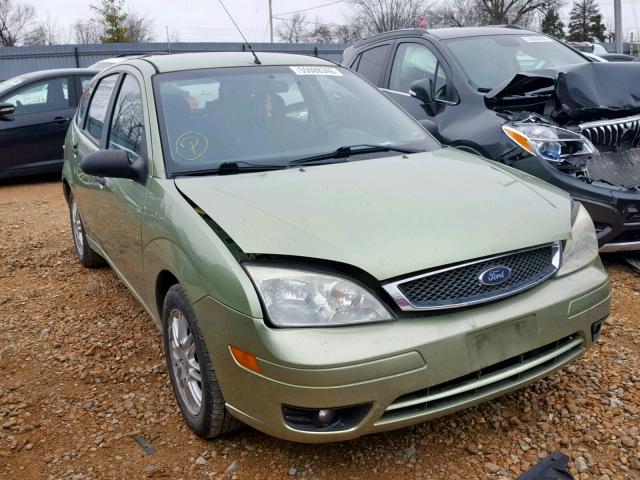 1FAHP37N97W345591 - 2007 FORD FOCUS ZX5 GREEN photo 1