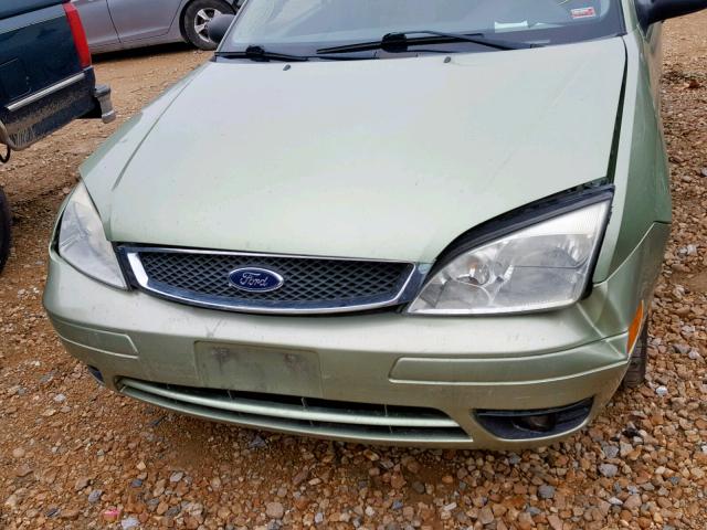 1FAHP37N97W345591 - 2007 FORD FOCUS ZX5 GREEN photo 9