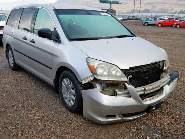 5FNRL38235B036716 - 2005 HONDA ODYSSEY LX SILVER photo 1