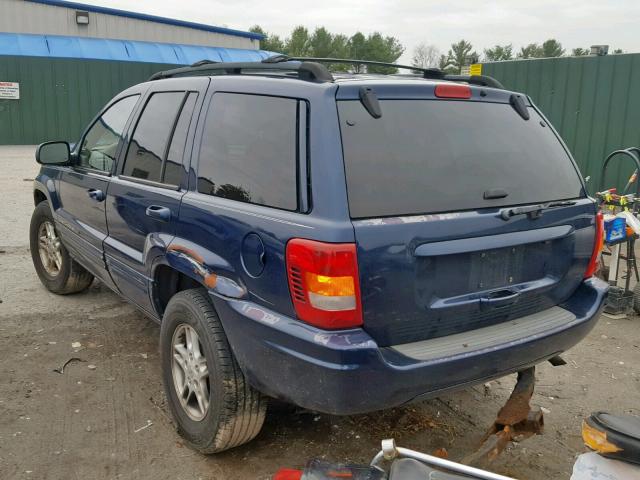 1J4G258S8YC371343 - 2000 JEEP GRAND CHER BLUE photo 3