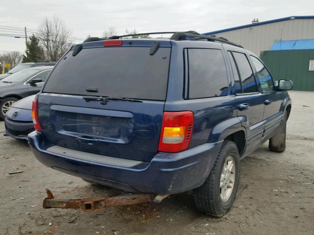 1J4G258S8YC371343 - 2000 JEEP GRAND CHER BLUE photo 4