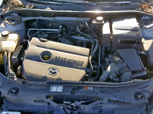 JM1BK343361449829 - 2006 MAZDA 3 HATCHBAC GRAY photo 7