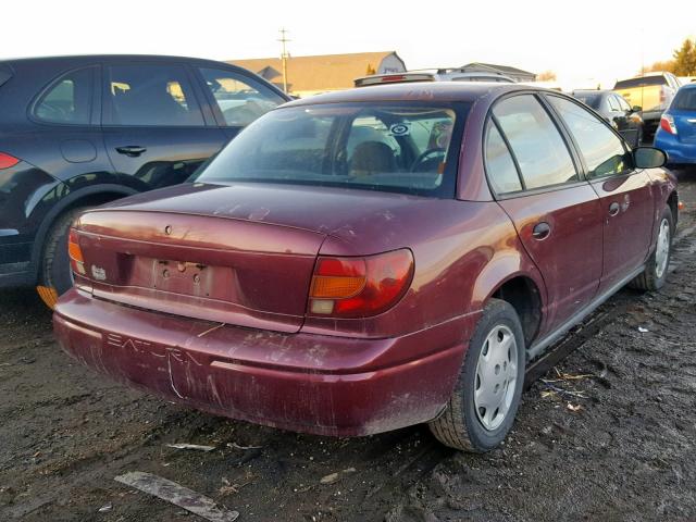 1G8ZH52881Z264915 - 2001 SATURN SL1 RED photo 4