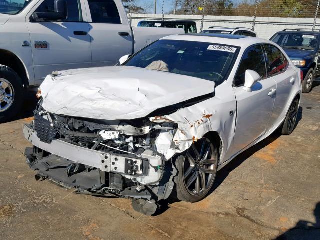 JTHBA1D26H5052785 - 2017 LEXUS IS 200T WHITE photo 2