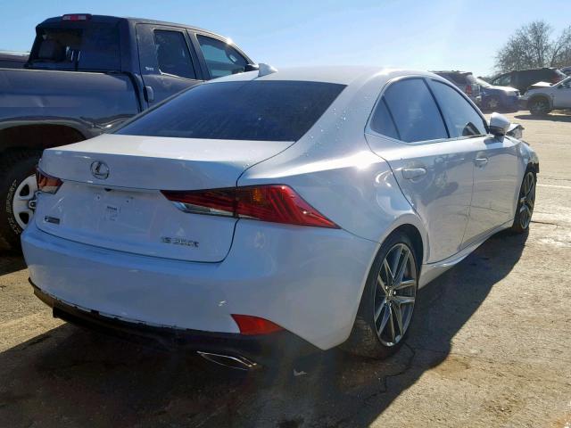 JTHBA1D26H5052785 - 2017 LEXUS IS 200T WHITE photo 4