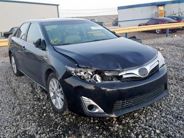 4T1BD1FK5DU065867 - 2013 TOYOTA CAMRY HYBR BLUE photo 1