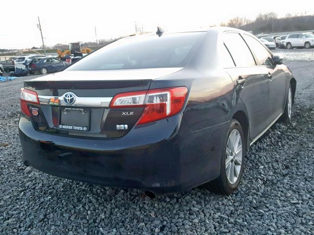 4T1BD1FK5DU065867 - 2013 TOYOTA CAMRY HYBR BLUE photo 4