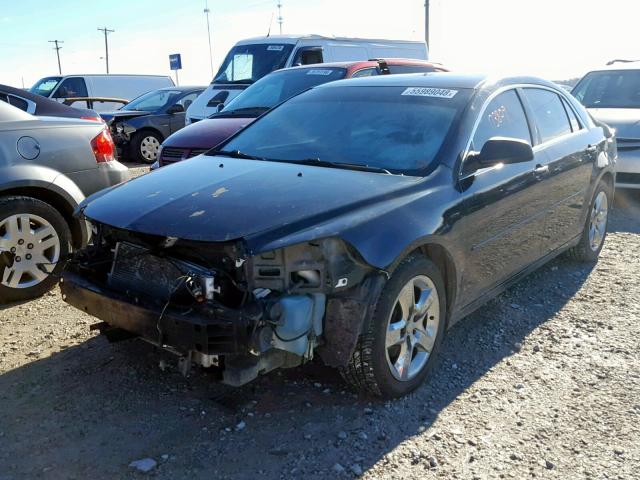1G1ZB5E03CF283138 - 2012 CHEVROLET MALIBU LS შავი ფოტო 2
