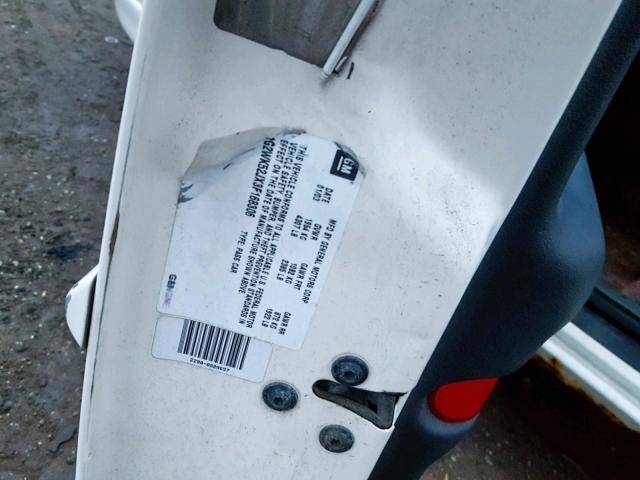 1G2WK52JX3F168306 - 2003 PONTIAC GRAND PRIX WHITE photo 10