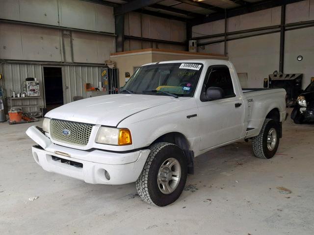 1FTYR10U61PA35619 - 2001 FORD RANGER WHITE photo 2