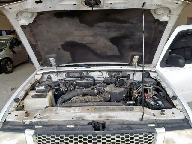 1FTYR10U61PA35619 - 2001 FORD RANGER WHITE photo 7