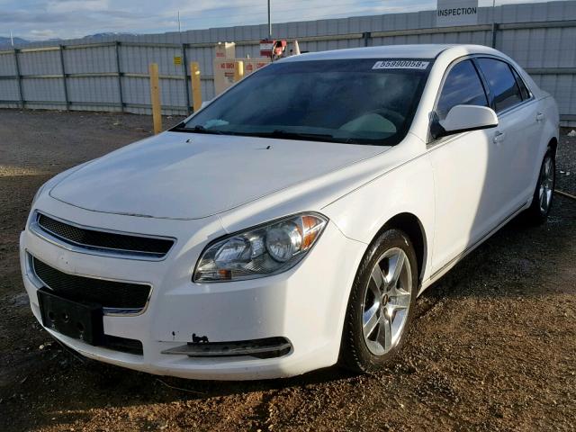 1G1ZC5E04AF183592 - 2010 CHEVROLET MALIBU 1LT WHITE photo 2