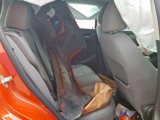 1G1JA6SH0D4220561 - 2013 CHEVROLET SONIC LS 橙色 照片 6