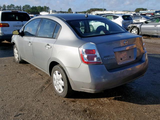 3N1AB61E48L685990 - 2008 NISSAN SENTRA 2.0 GRAY photo 3