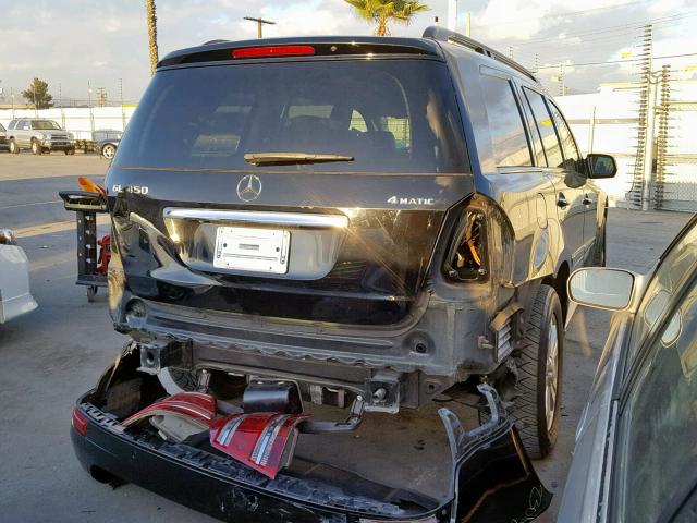 4JGBF71E89A455207 - 2009 MERCEDES-BENZ GL 450 4MA BLACK photo 4