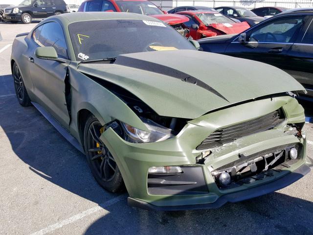 1FA6P8CF3G5237606 - 2016 FORD MUSTANG GT GREEN photo 1