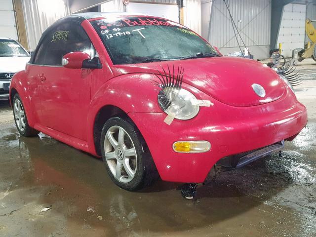 3VWCD31Y44M352957 - 2004 VOLKSWAGEN NEW BEETLE RED photo 1