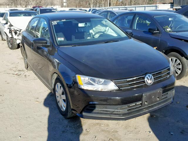 3VW2K7AJ5FM312028 - 2015 VOLKSWAGEN JETTA BASE Սև լուսանկար 1