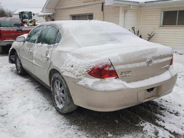 2G4WC582591129045 - 2009 BUICK LACROSSE C BEIGE photo 3