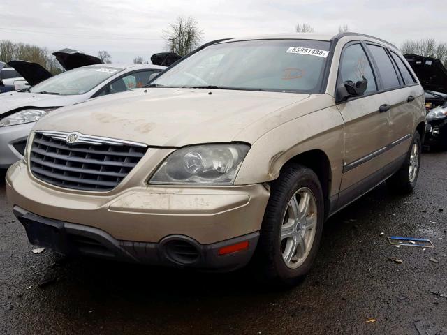 2A4GF48486R716665 - 2006 CHRYSLER PACIFICA GOLD photo 2