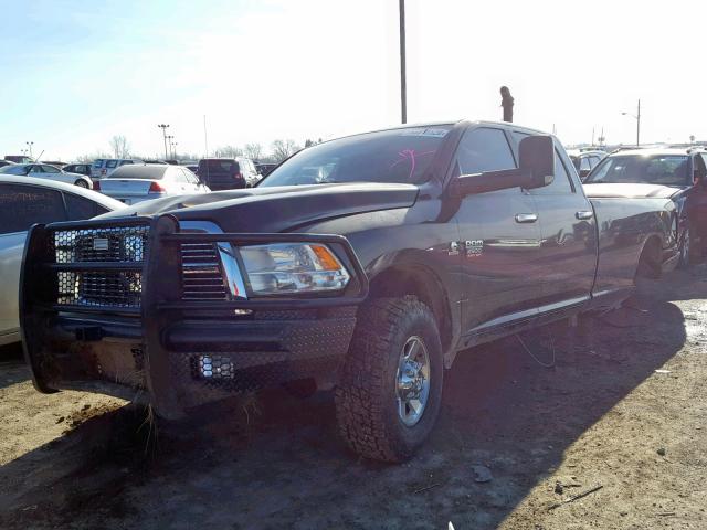 3D7UT2CL2AG125580 - 2010 DODGE RAM 2500 BLACK photo 2