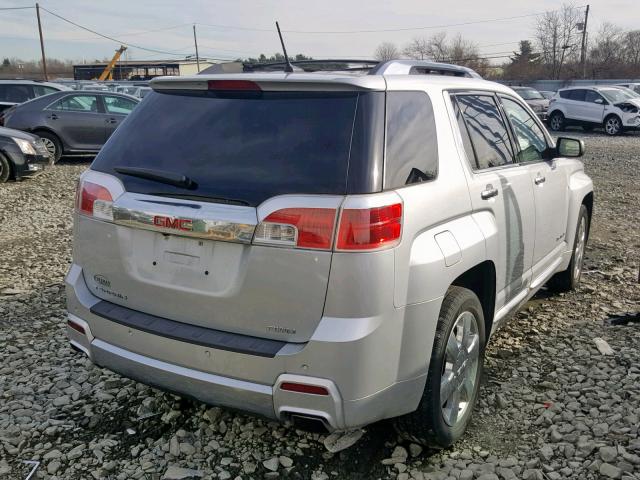 2GKFLZE30D6335902 - 2013 GMC TERRAIN DE SILVER photo 4