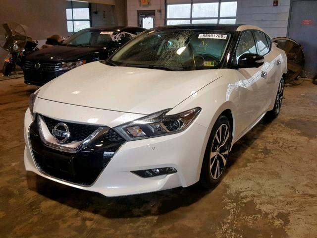 1N4AA6APXHC424110 - 2017 NISSAN MAXIMA 3.5 WHITE photo 2