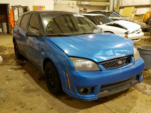 1FAFP37N47W110765 - 2007 FORD FOCUS ZX5 BLUE photo 1