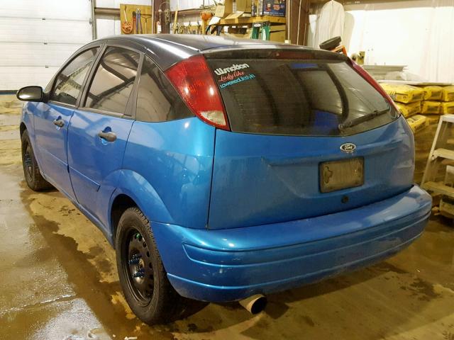 1FAFP37N47W110765 - 2007 FORD FOCUS ZX5 BLUE photo 3