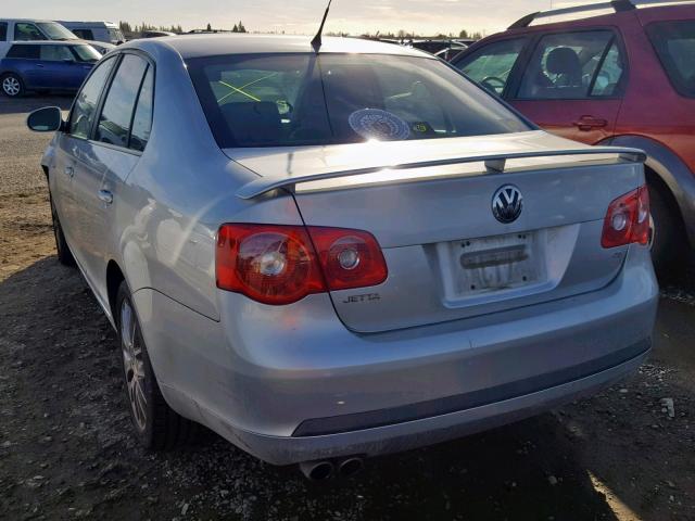 3VWEG71K17M162850 - 2007 VOLKSWAGEN JETTA WOLF SILVER photo 3