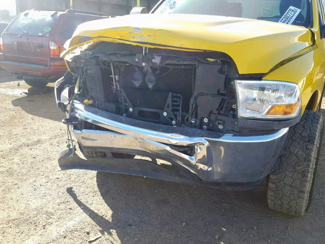 3C6TD5CT3CG115901 - 2012 DODGE RAM 2500 S YELLOW photo 9