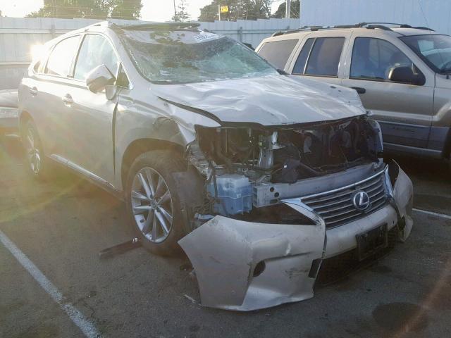 2T2BC1BA6FC005886 - 2015 LEXUS RX 450H BEIGE photo 1