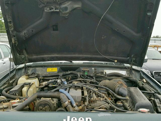 1J4FJ58S9NL253912 - 1992 JEEP CHEROKEE L GREEN photo 7