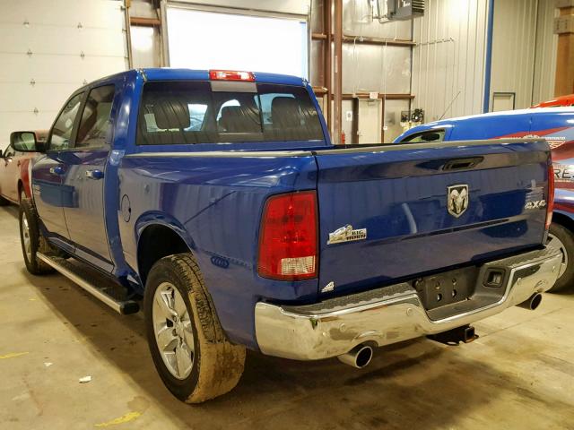 3C6RR7LT8HG769890 - 2017 RAM 1500 SLT BLUE photo 3