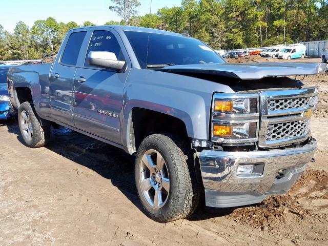 1GCVKREC7FZ389053 - 2015 CHEVROLET SILVERADO BLUE photo 1