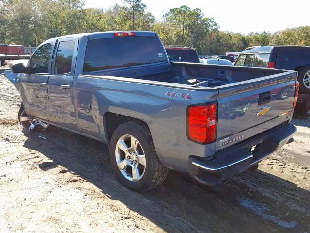 1GCVKREC7FZ389053 - 2015 CHEVROLET SILVERADO BLUE photo 3