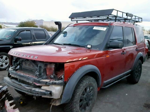 SALAE25416A385061 - 2006 LAND ROVER LR3 SE RED photo 2