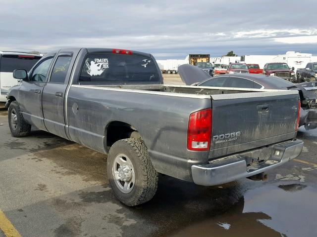 3D7KA28643G811865 - 2003 DODGE RAM 2500 S BLACK photo 3