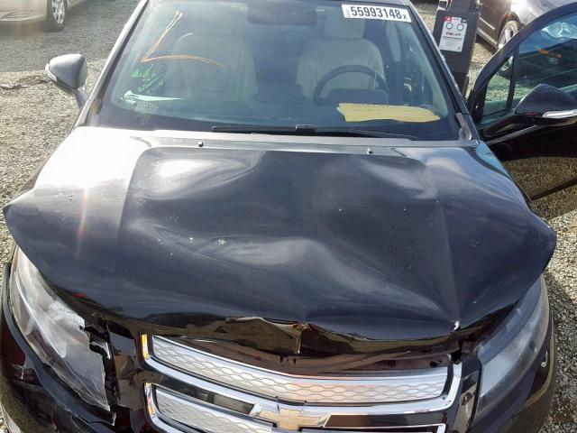 1G1RB6E45CU100391 - 2012 CHEVROLET VOLT BLACK photo 7