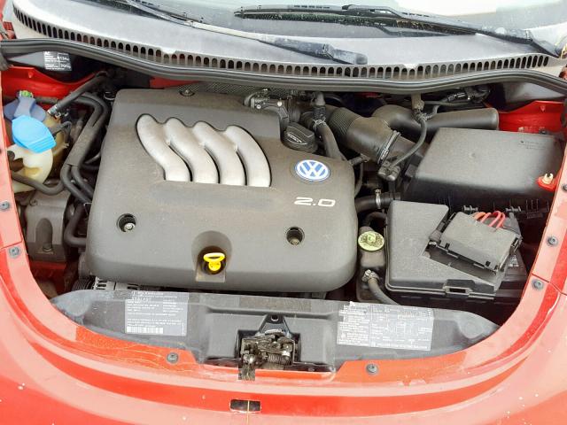 3VWBB61C0WM007080 - 1998 VOLKSWAGEN NEW BEETLE Qırmızı foto 7