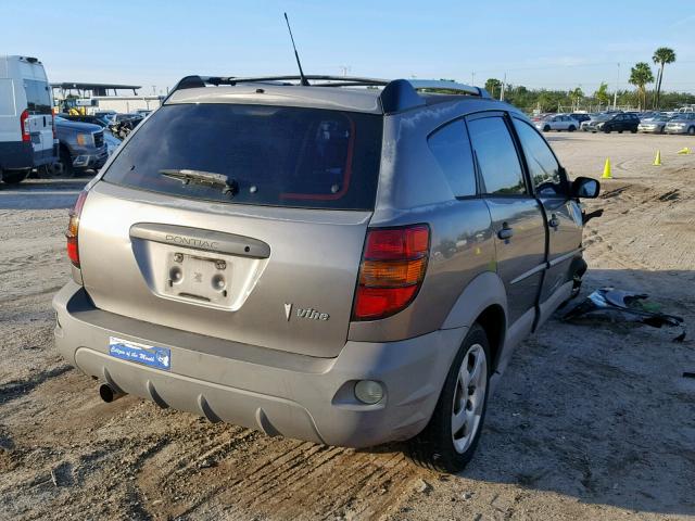 5Y2SL62814Z463935 - 2004 PONTIAC VIBE GRAY photo 4