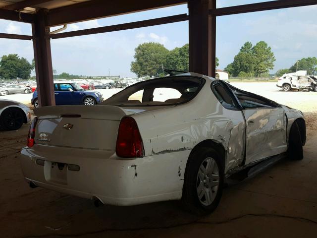 2G1WK151069271921 - 2006 CHEVROLET MONTE CARL WHITE photo 4