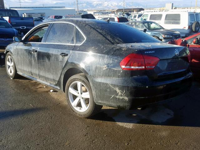 1VWAT7A37FC092905 - 2015 VOLKSWAGEN PASSAT S BLACK photo 3