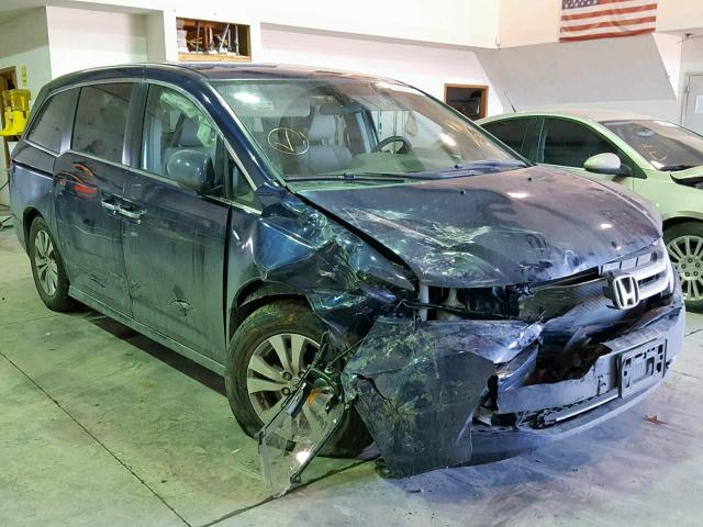 5FNRL5H32GB142517 - 2016 HONDA ODYSSEY SE BLUE photo 1