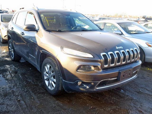 1C4PJMDS2FW704107 - 2015 JEEP CHEROKEE L BLACK photo 1