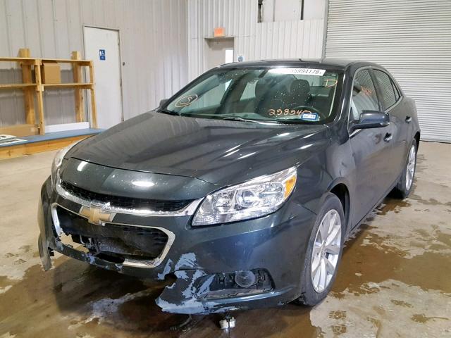 1G11H5SL6EF258540 - 2014 CHEVROLET MALIBU LTZ გრაფიტი ფოტო 2