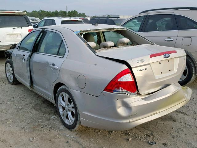 3FAHP0GA7AR304026 - 2010 FORD FUSION S GRAY photo 3